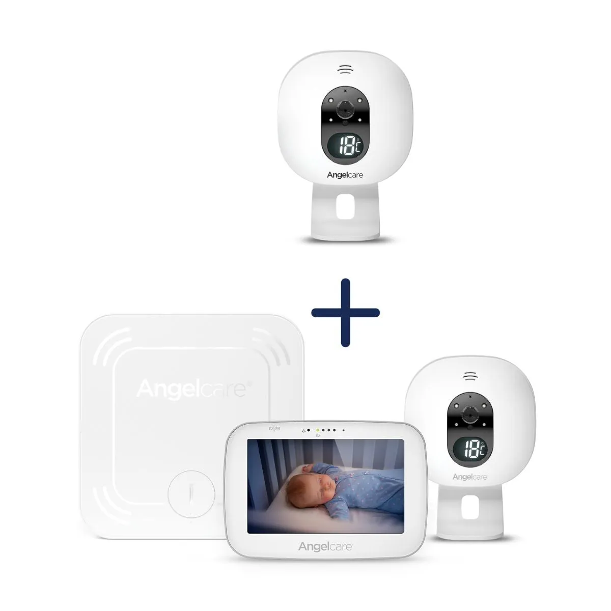 Angelcare AC327 Video And Sound Movement Monitor Bundle