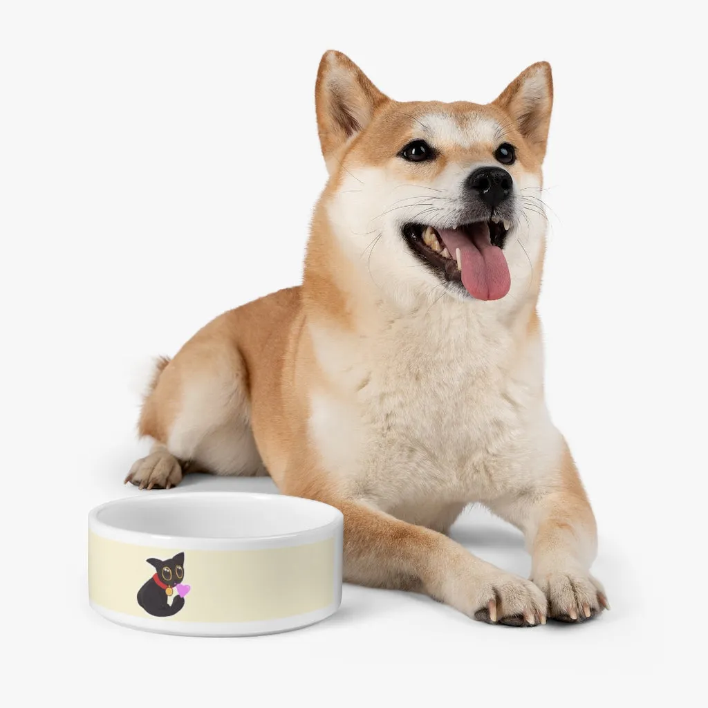 Black Kitty Pet Bowl