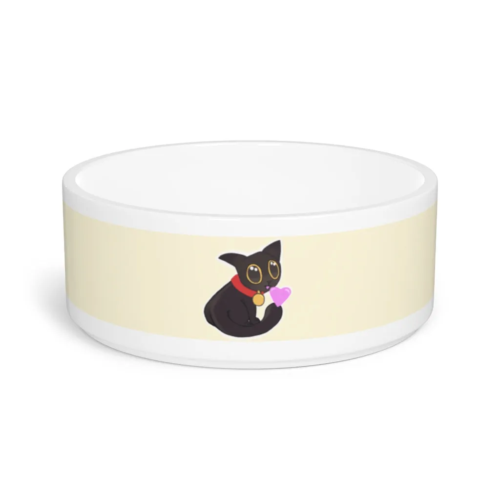 Black Kitty Pet Bowl