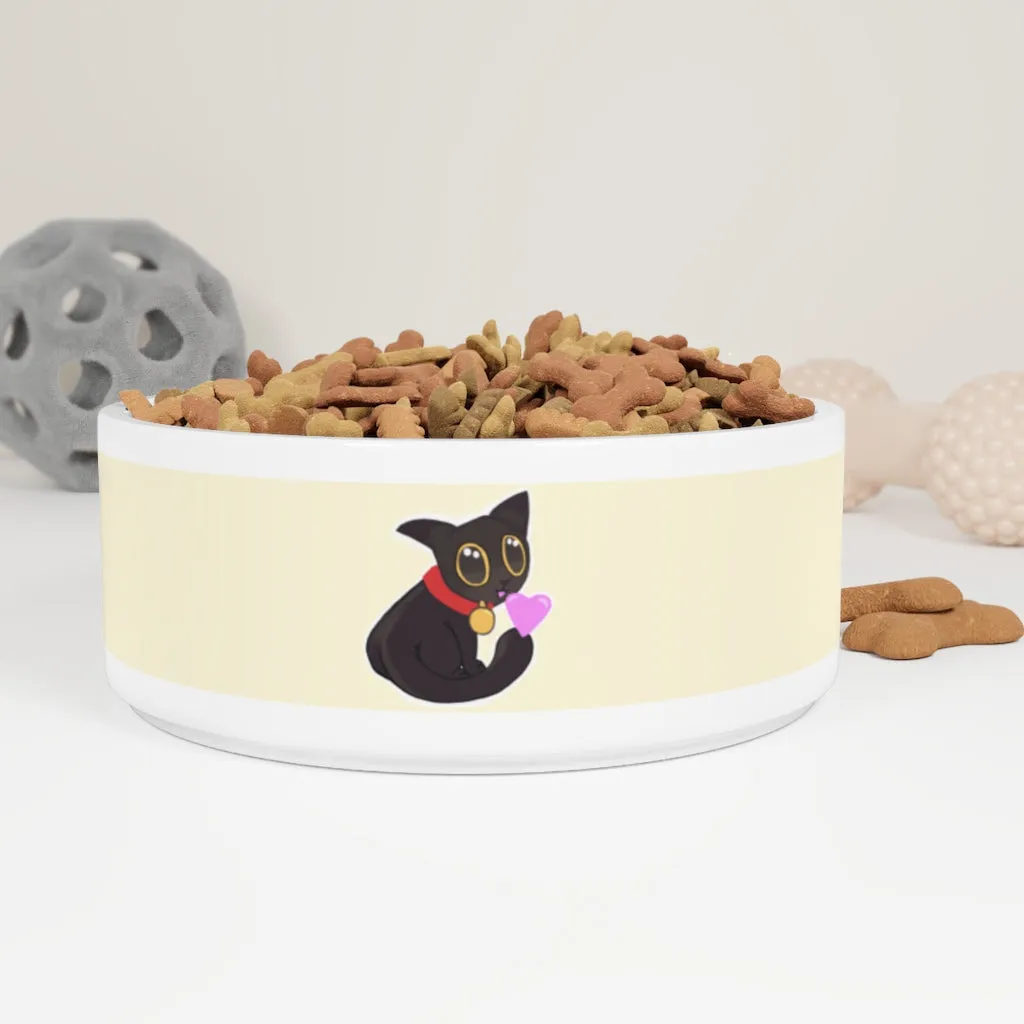 Black Kitty Pet Bowl