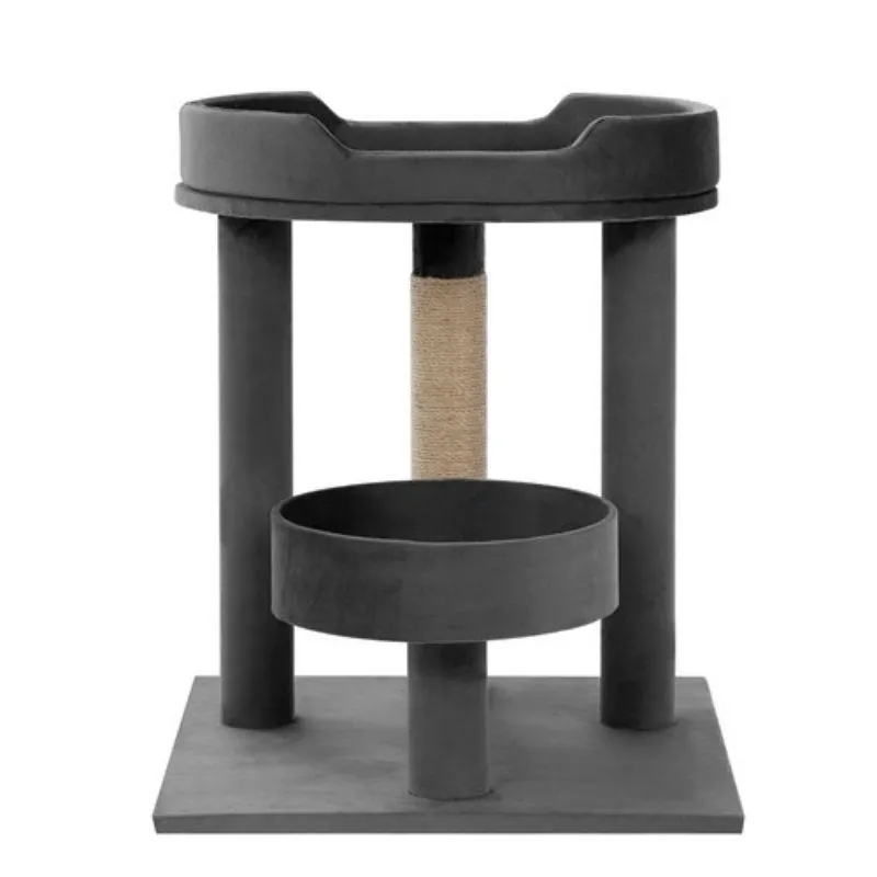 Catsby Charcoal Kew Perch - 50cm x 50cm x 58.5cm