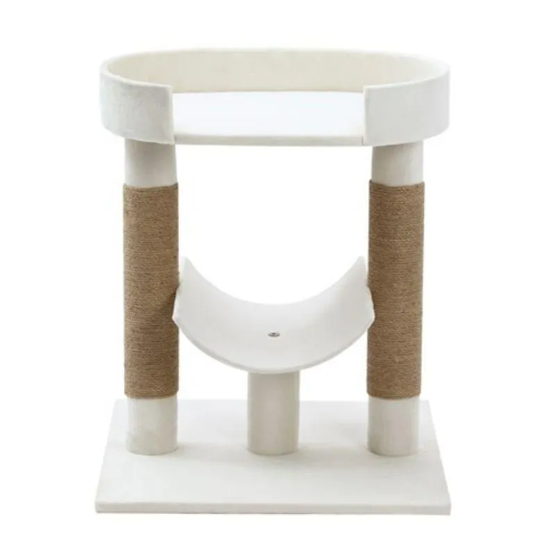 Catsby Sand Ascot Cat Tree - 45cm x 45cm x 53.5cm