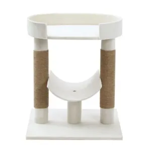 Catsby Sand Ascot Cat Tree - 45cm x 45cm x 53.5cm