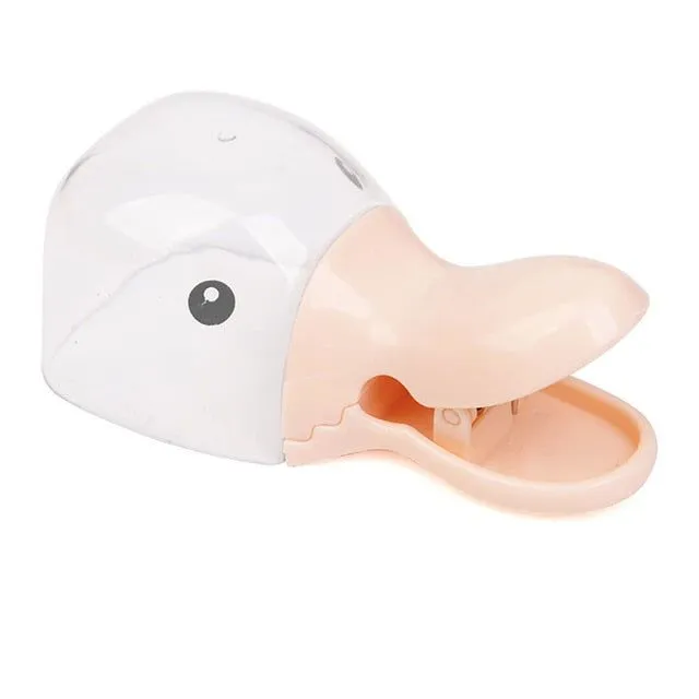 Cute Pet Food Scoop Plastic Duckbilled Multi Purpose Pet Feeder