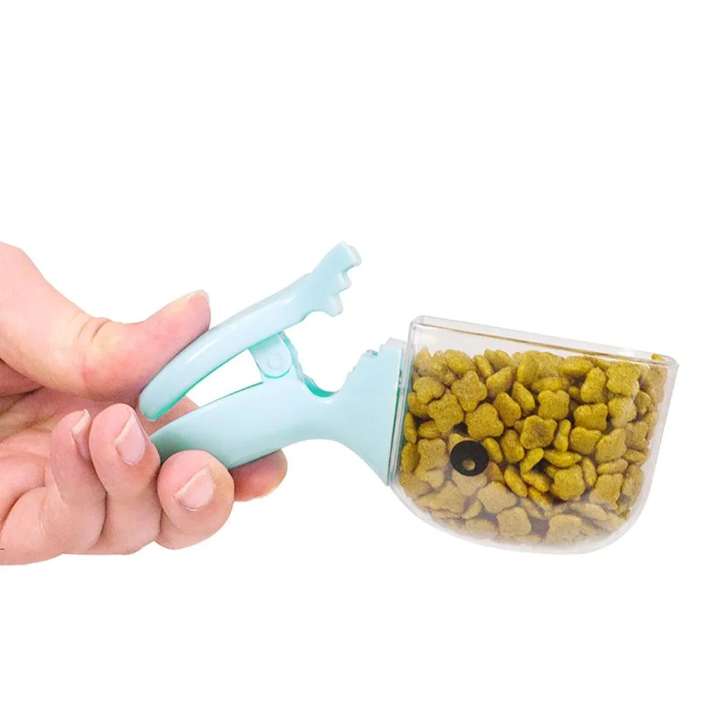 Cute Pet Food Scoop Plastic Duckbilled Multi Purpose Pet Feeder