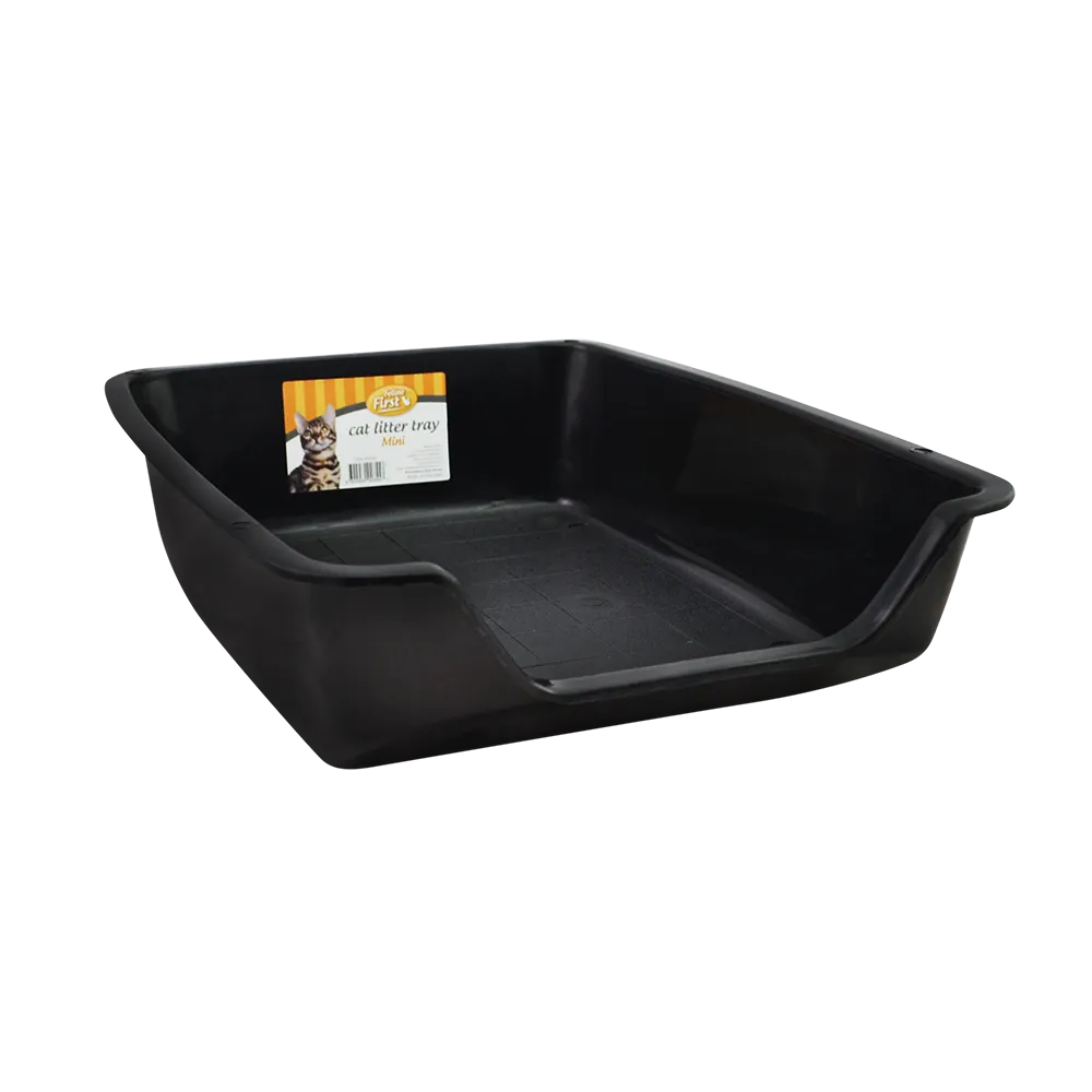 Feline First - Mini Cat Litter Tray (Black)