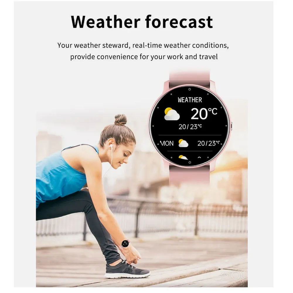Full Touch Screen Sport Fitness Smart Watch