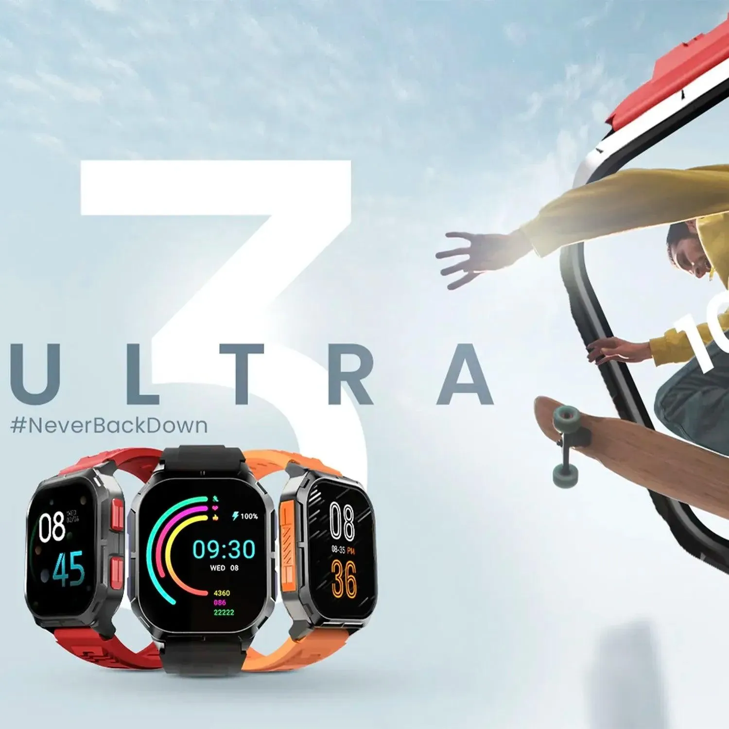 HIFUTURE ULTRA3 SMART WATCH RED | 181480