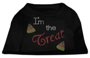 I'm the Treat Rhinestone Dog Shirt Black Sm (10)
