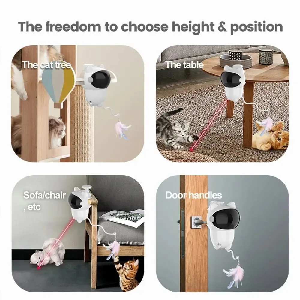Intelligent Cat Laser Toy With Strong Screw Automatic Random Moving Toys