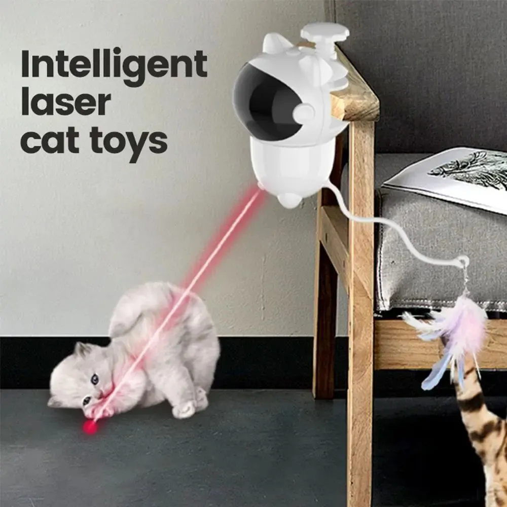 Intelligent Cat Laser Toy With Strong Screw Automatic Random Moving Toys