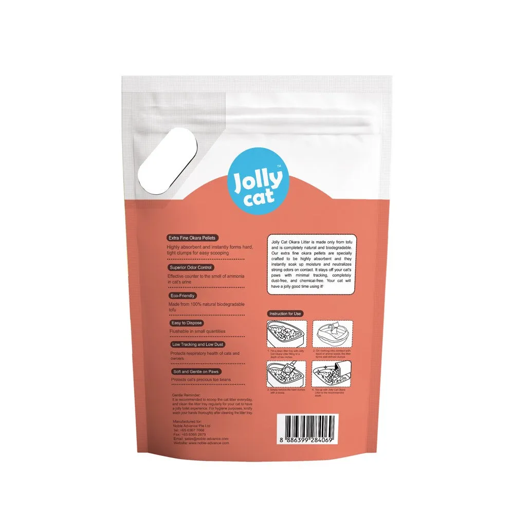 Jollycat Okara Tofu Cat Litter Yuzu 6L