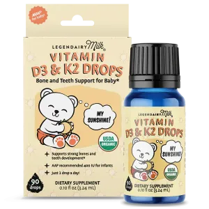 Legendairy Milk Vitamin D3 & K2 Dops