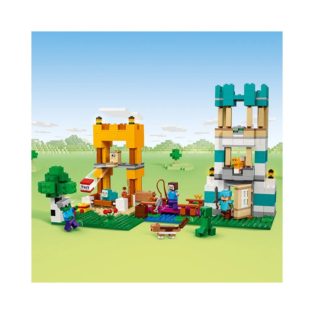 LEGO Minecraft The Crafting Box 4.0 21249 Building Toy Set (605 Pieces)
