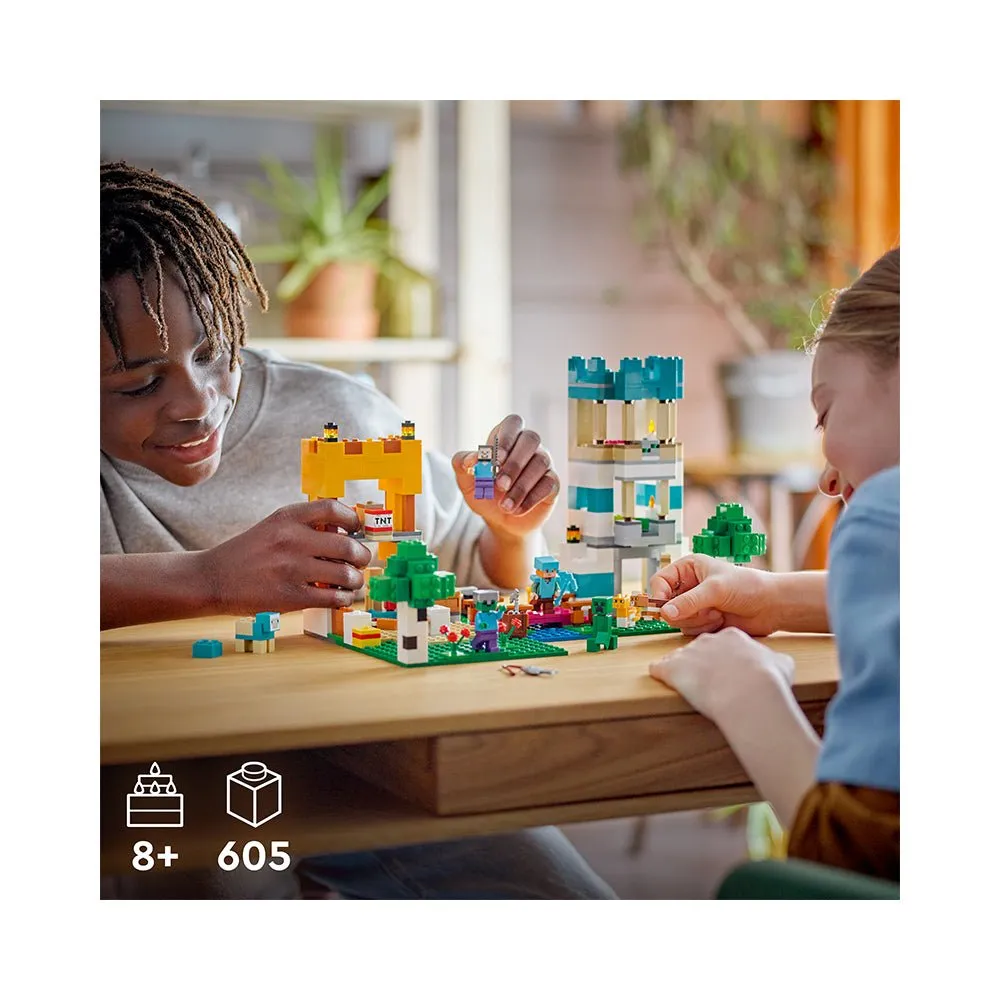 LEGO Minecraft The Crafting Box 4.0 21249 Building Toy Set (605 Pieces)