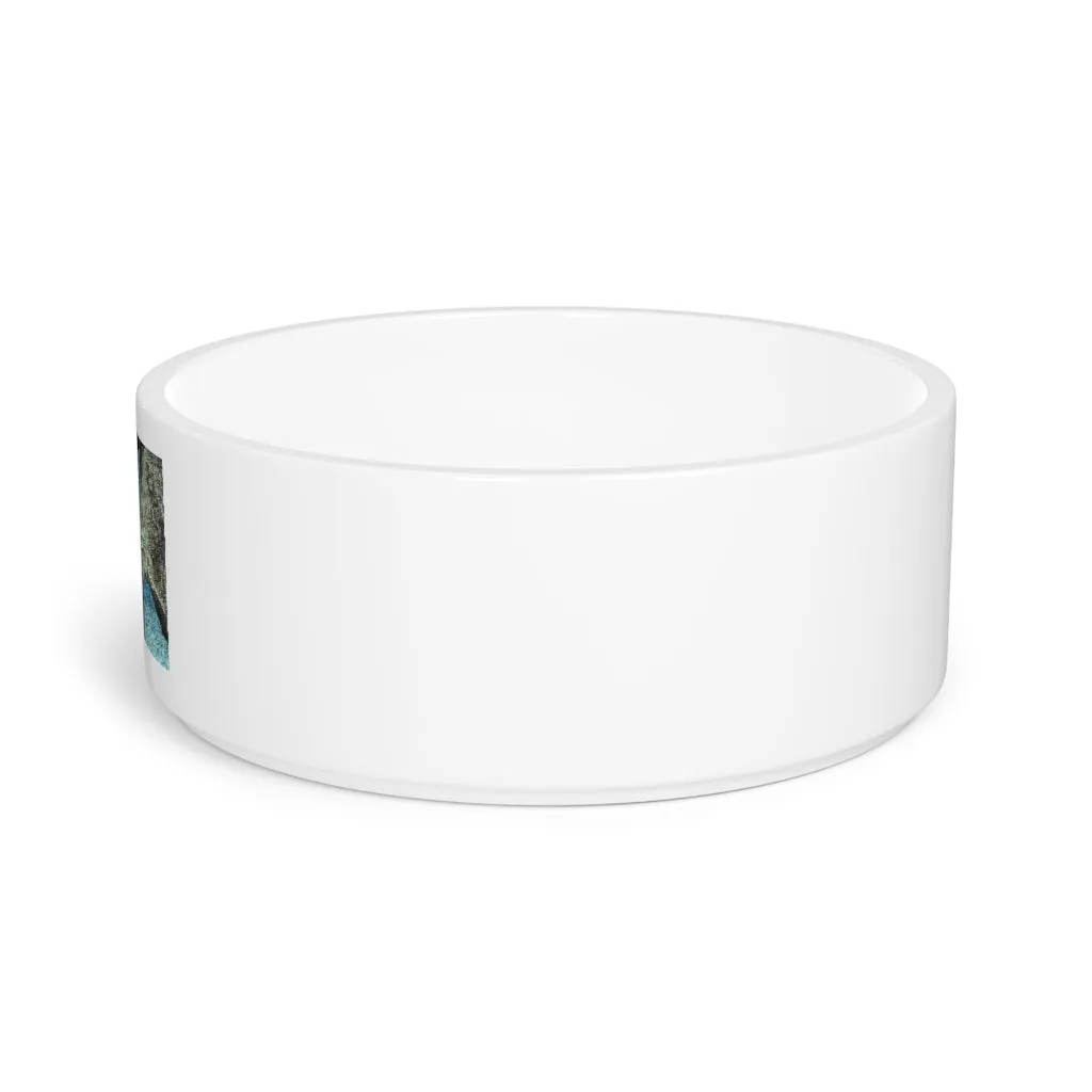 Light Blue Fish Pet Bowl