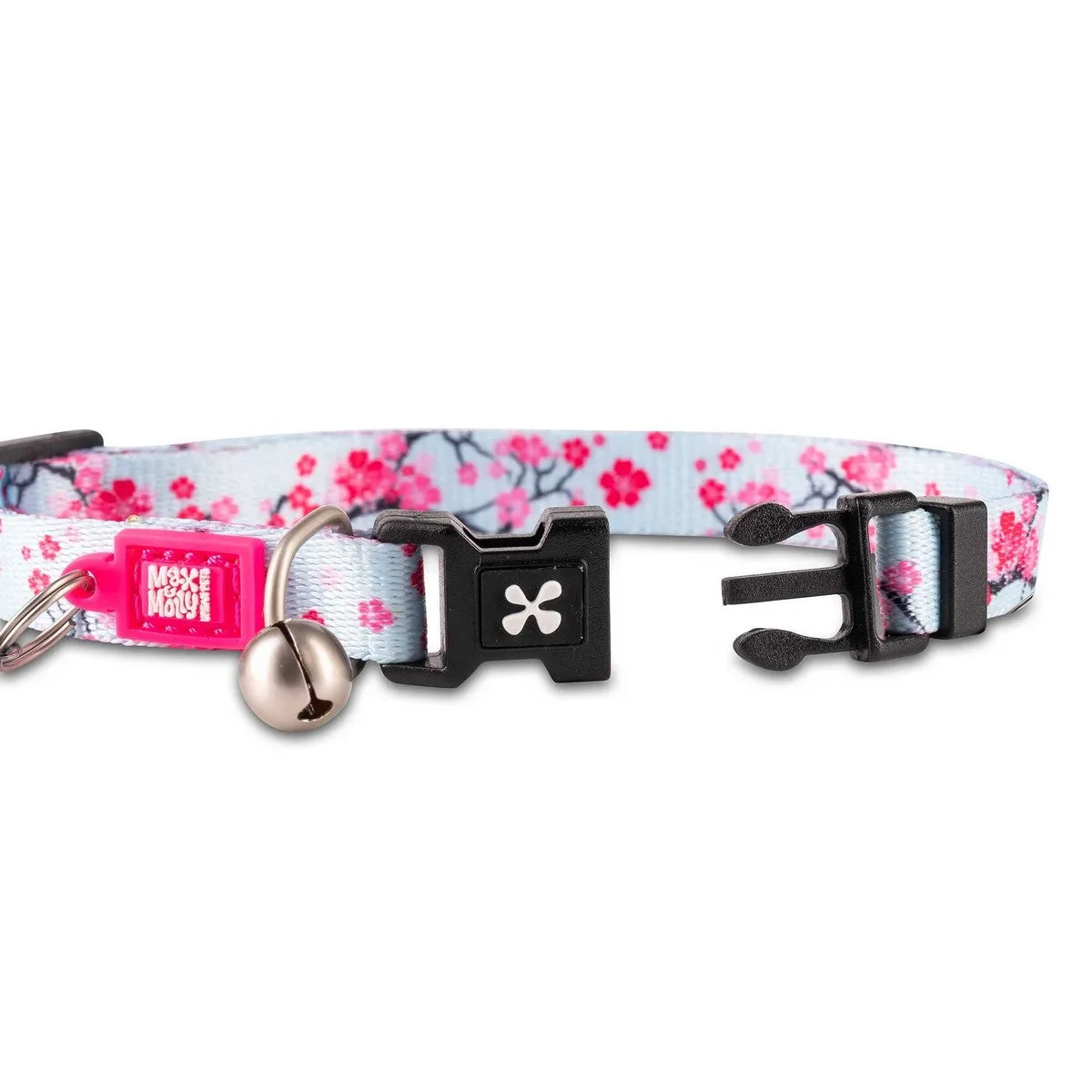 Max&Molly Smart ID Cat Collar Cherry Bloom