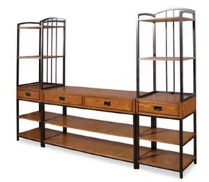 Modern Craftsman Media Stand by homestyles