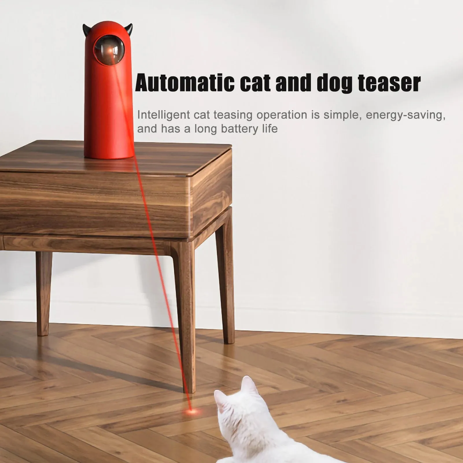 New Laser Cat Play Toy Cat Tickler Pet Toys Infrared Intelligent Automatic Self Hi Cat and Dog Toys Usb Rechargeable Adjustable