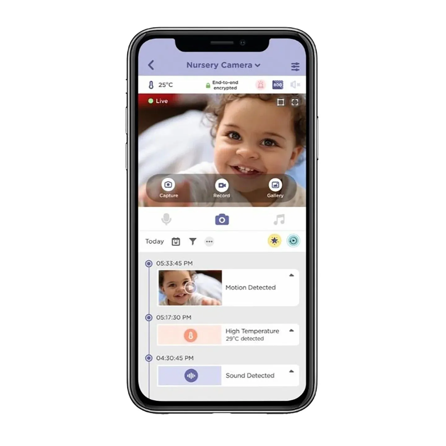 Oricom Hubble 5 Inch Touchscreen Baby Monitor