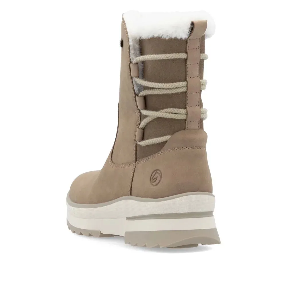 Remonte Women's Fur Ankle Bootie