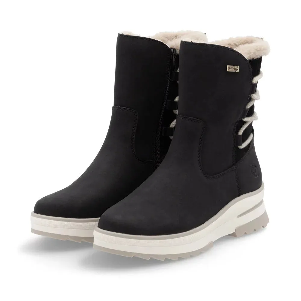 Remonte Women's Fur Ankle Bootie