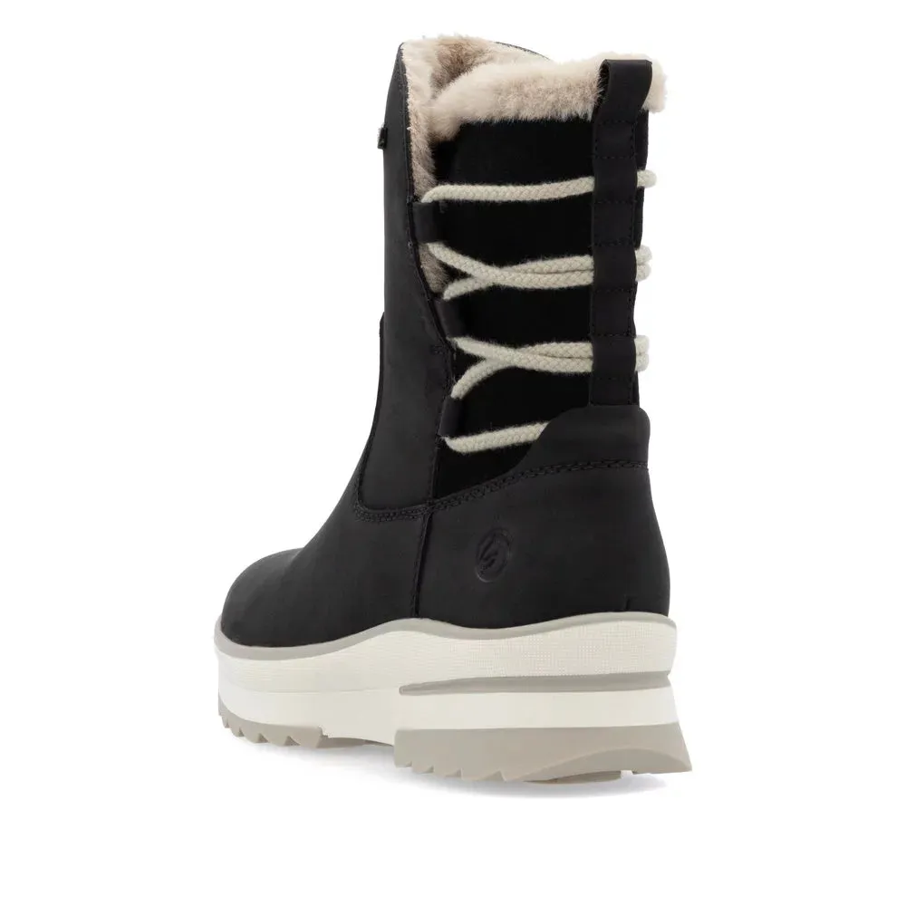 Remonte Women's Fur Ankle Bootie