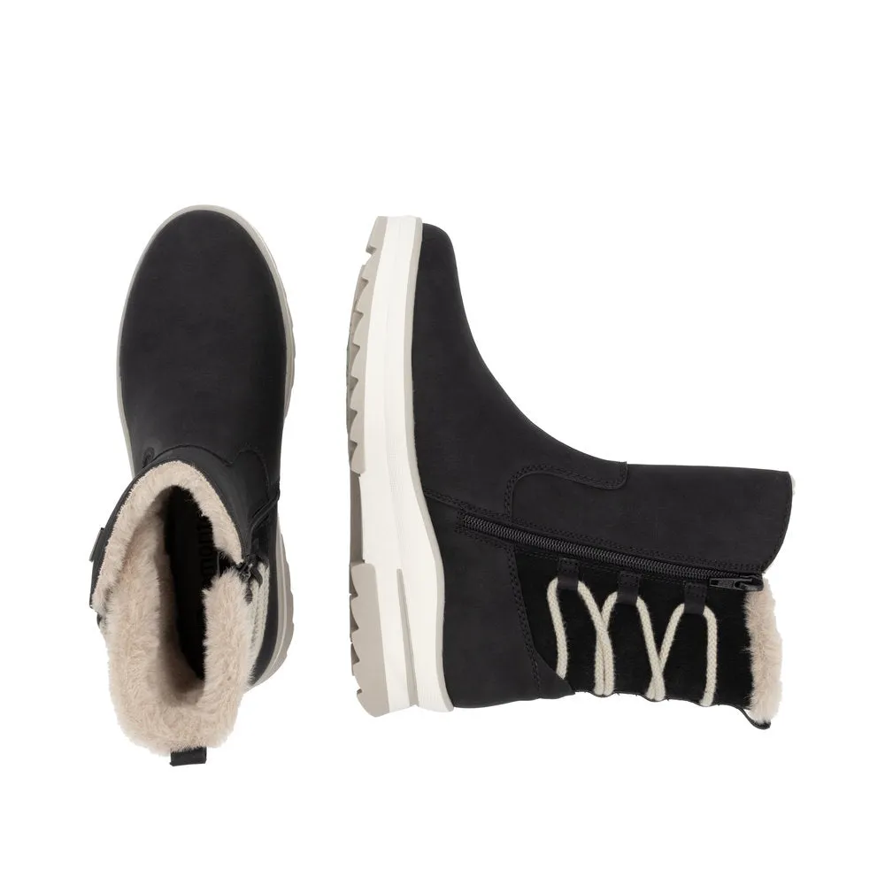 Remonte Women's Fur Ankle Bootie