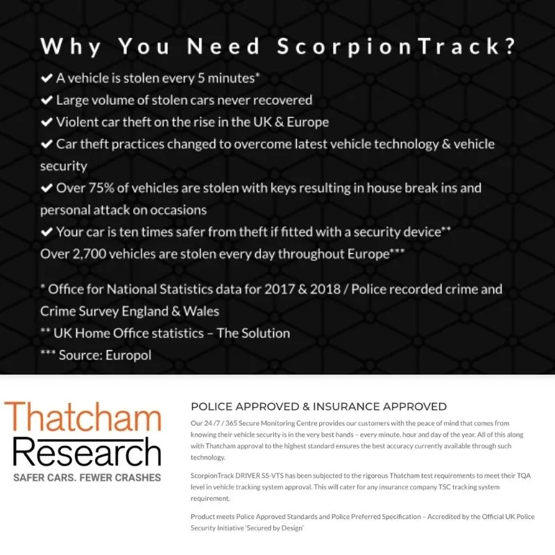 ScorpionTrack Motorhome S5