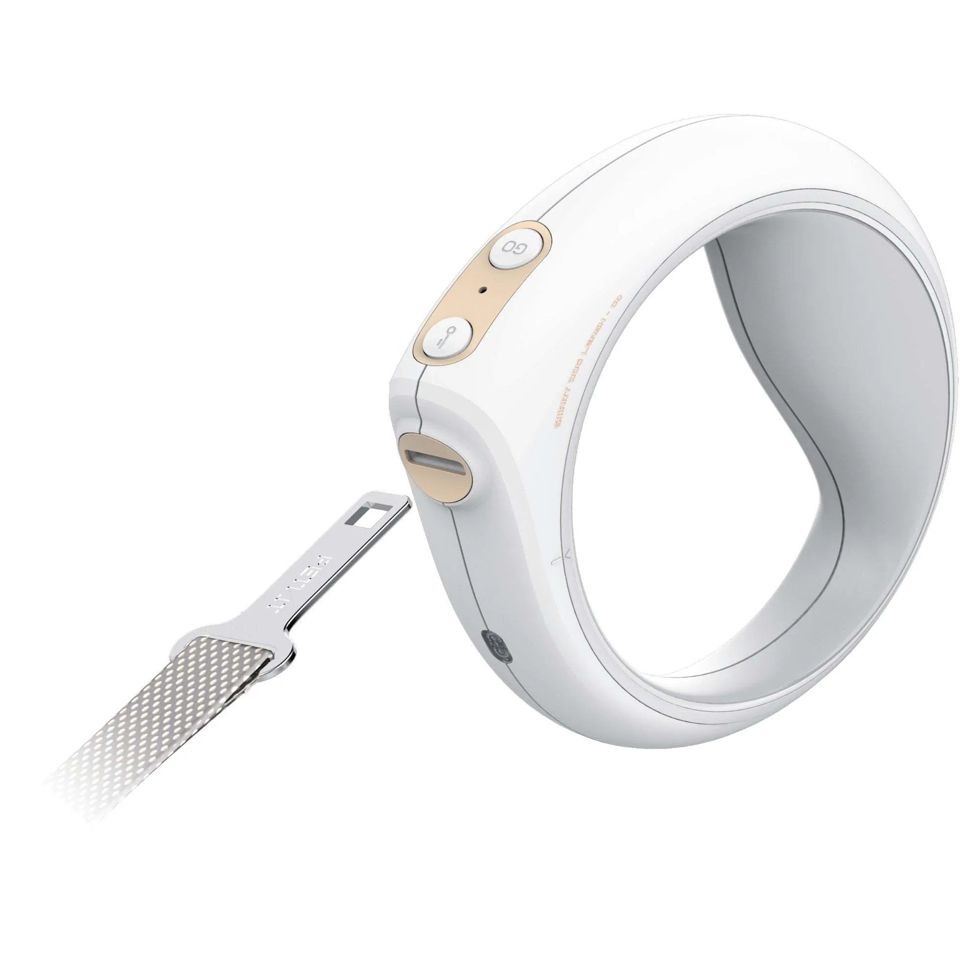 Smart leash with distance tracking and notifications. Straps