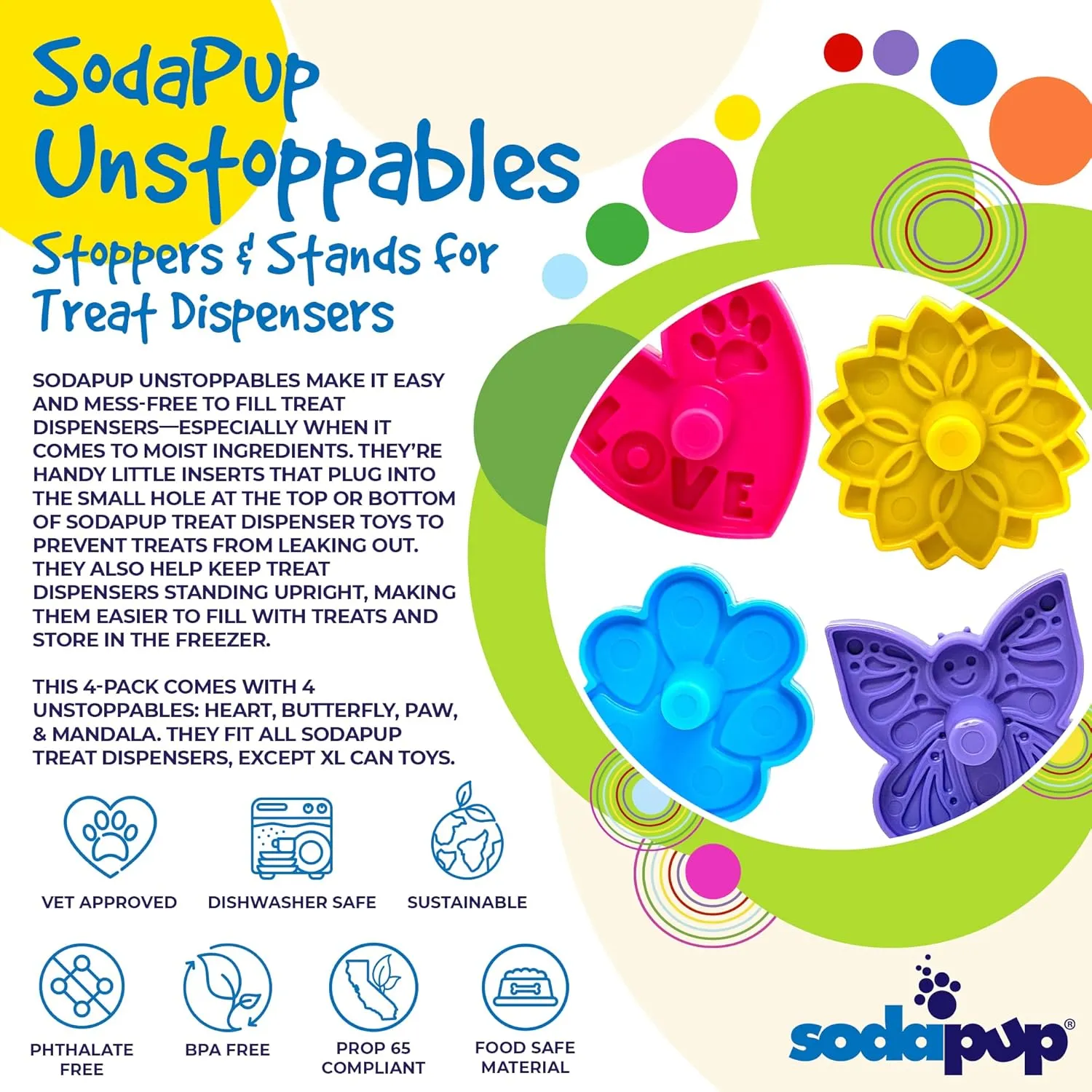 SodaPup Unstoppable Stoppers - Assorted Colors