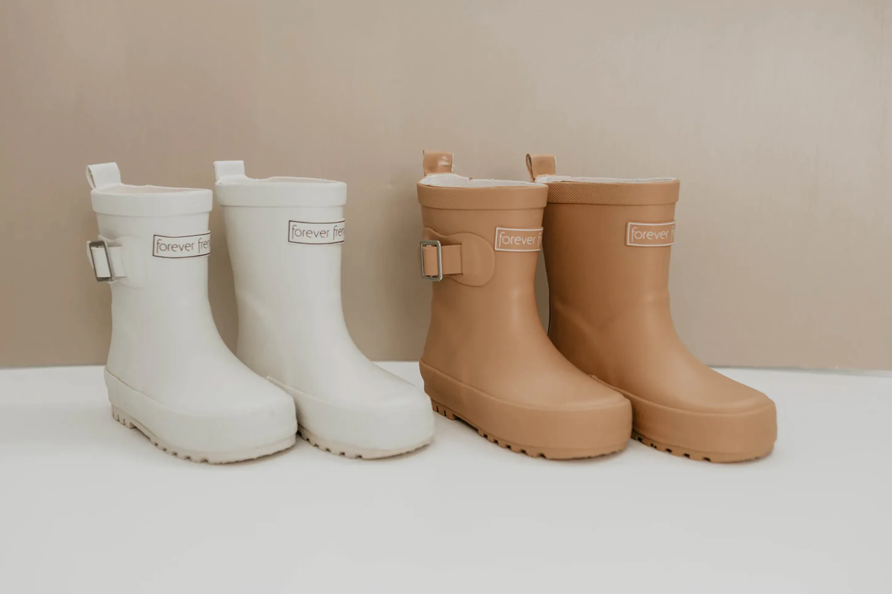 Tan Rain Boot