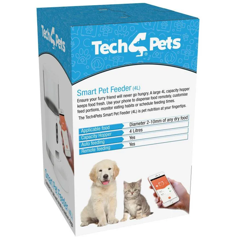 Tech 4 Pets Smart 4L Pet Feeder