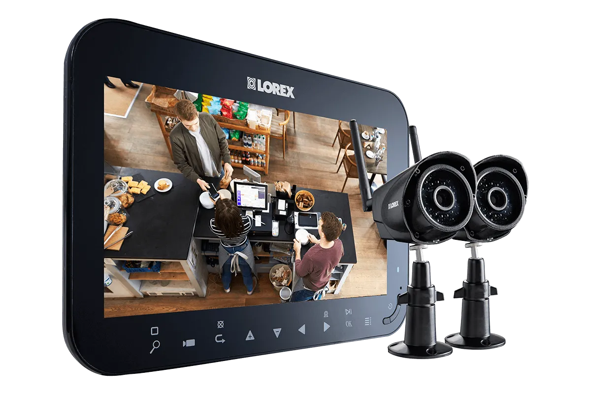 Wireless Video Surveillance System for home with 2 cameras