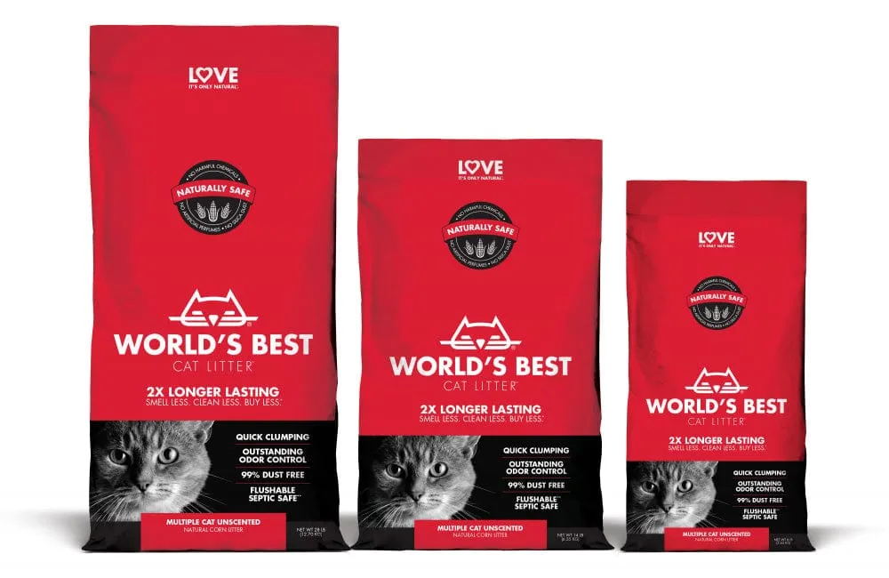 World's Best Cat Litter Multiple Cat Clumping Formula Cat Litter
