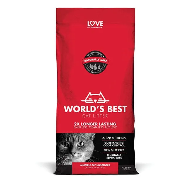 World's Best Cat Litter Multiple Cat Clumping Formula Cat Litter